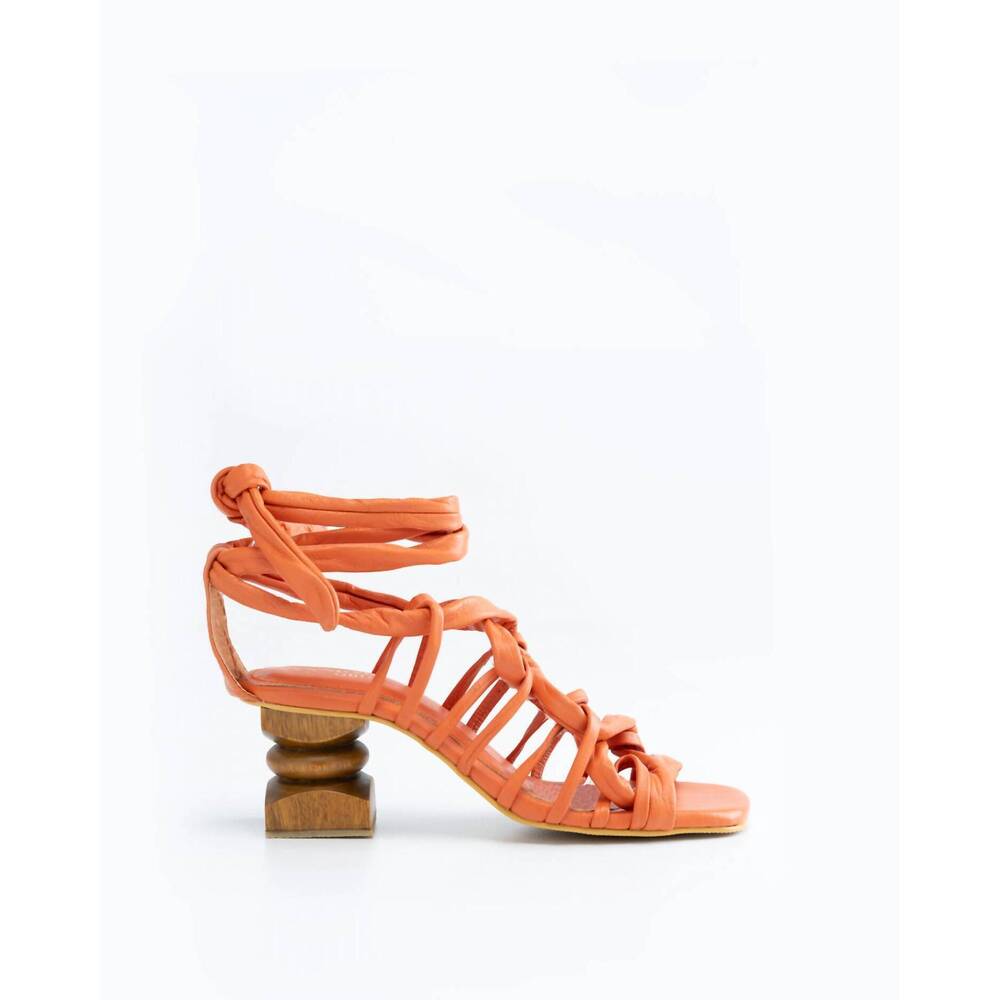 NEW SILVIA COBOS women ani sandals in orange